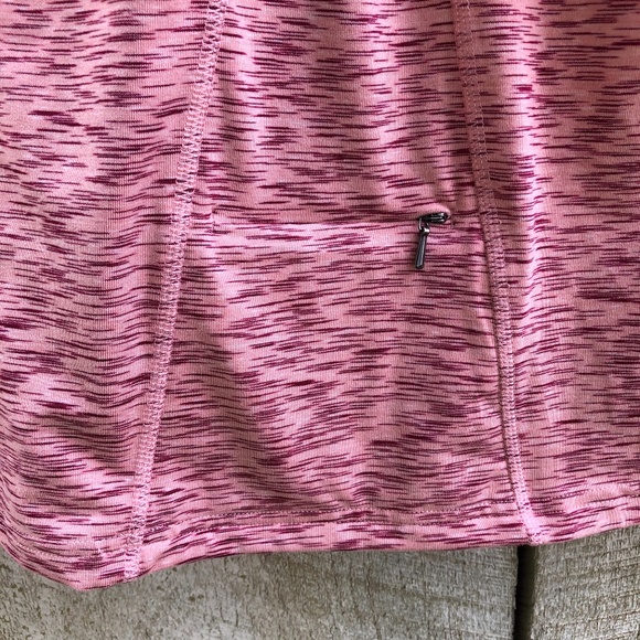 Lucy | pink crisscrossed back workout tank top - Picture 3 of 5